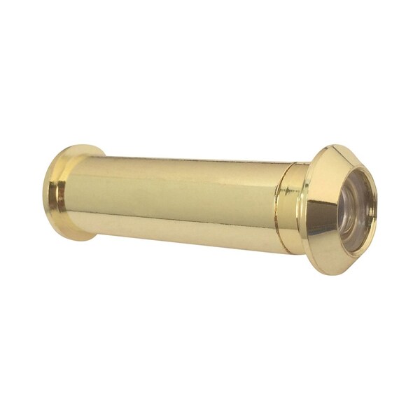 Pamex 160 Degree Door Viewer for 1-3/8in to 2-1/4in Door Bright Brass Finish DD01160PB - main